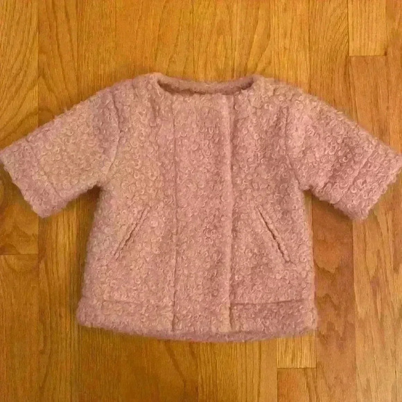 Beautiful Habitual Kid Pink Sherpa Coat, Removable Puffer Jacket 2 in 1 Coat - Picture 6 of 8